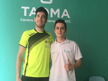 Álvaro triple salto deportista de élite